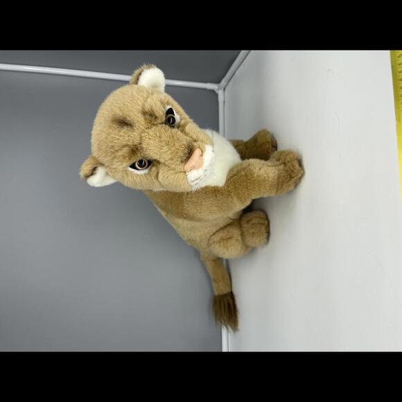 Fiesta Lioness Female Lion Plush Stuffed Animal Tan Brown 13” Sitting Realistic* - Picture 1 of 7